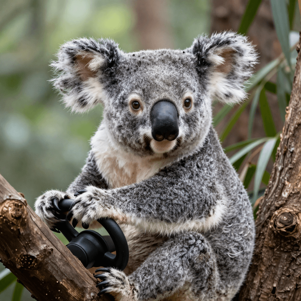 운전하는 코알라