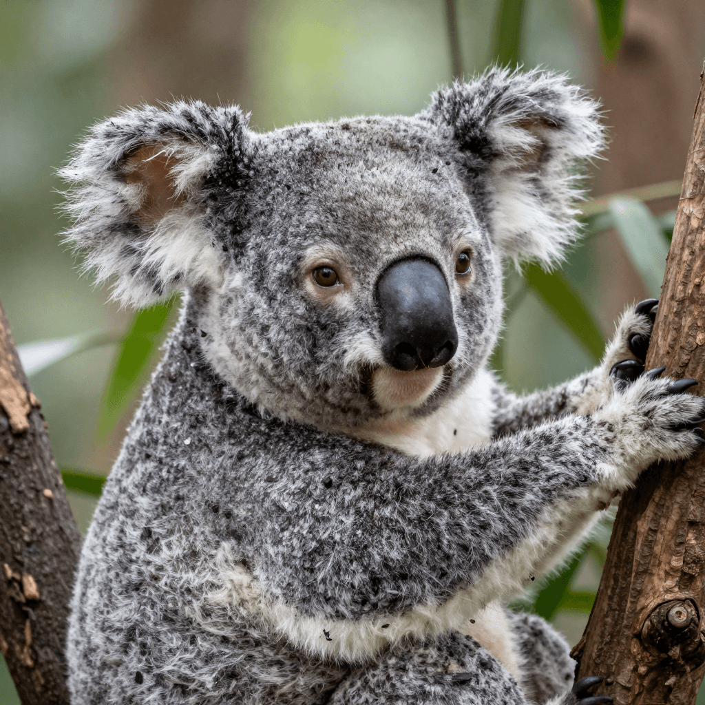 양치하는 코알라