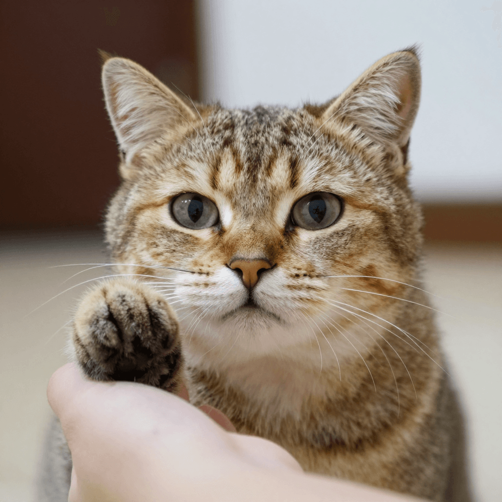 양치하는 고양이