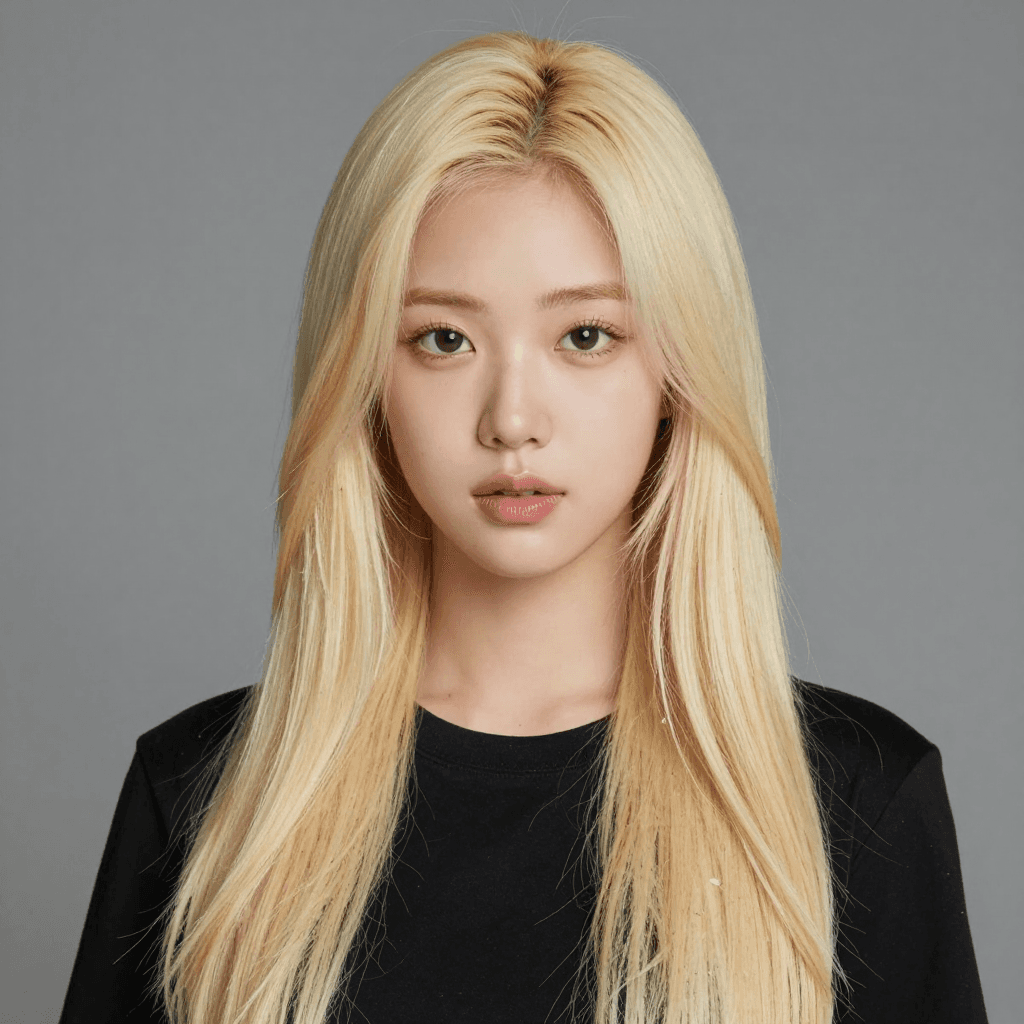 금발 긴머리 소녀