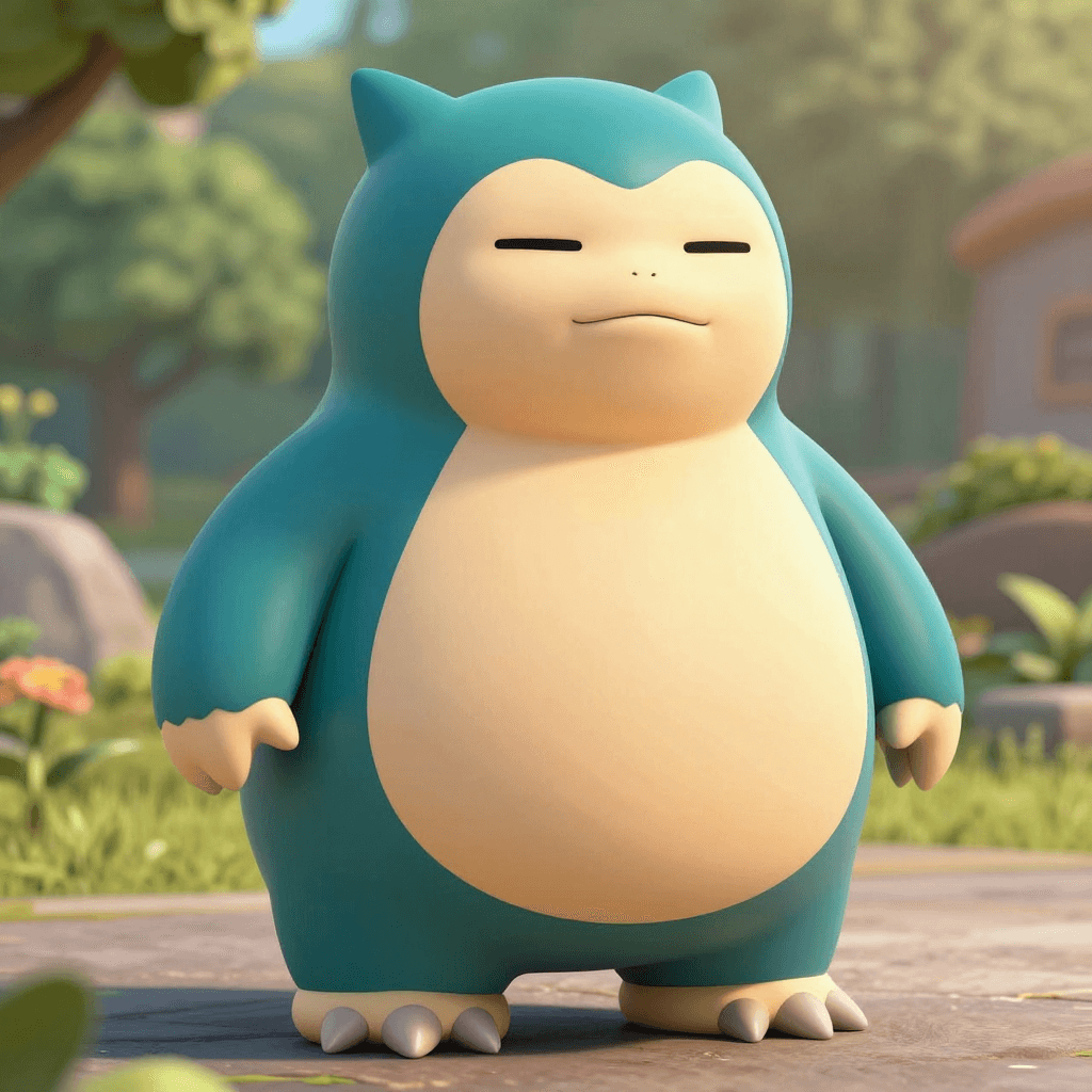 realistic snorlax 