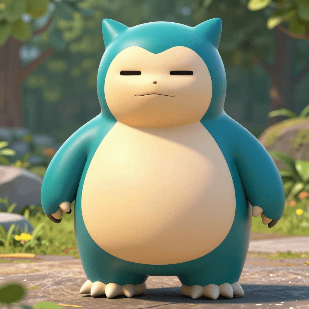 realistic snorlax 