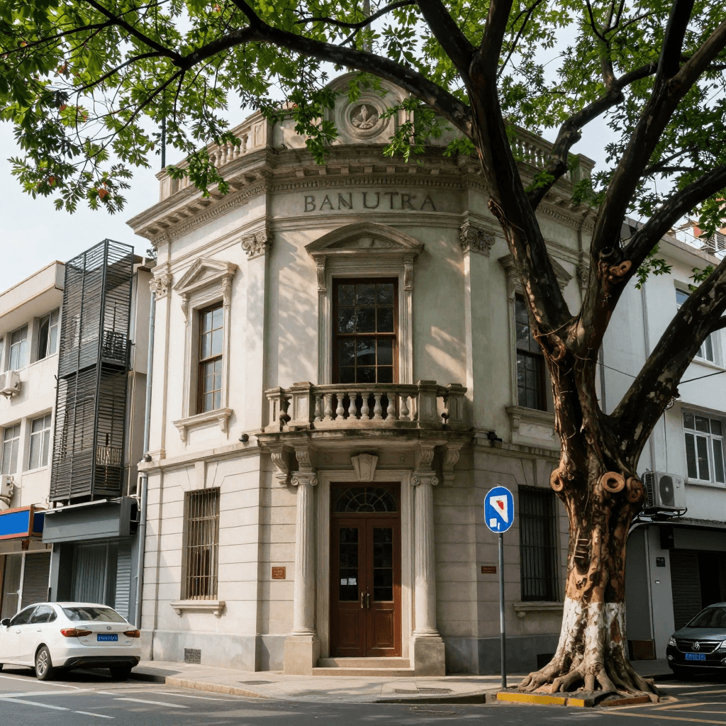 은행 나무가 있는 길거리