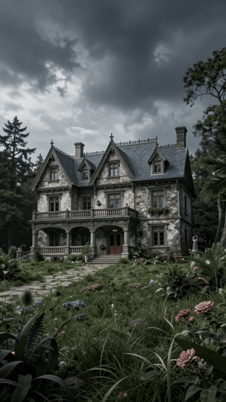 언덕 위의 으스스한 유령 저택