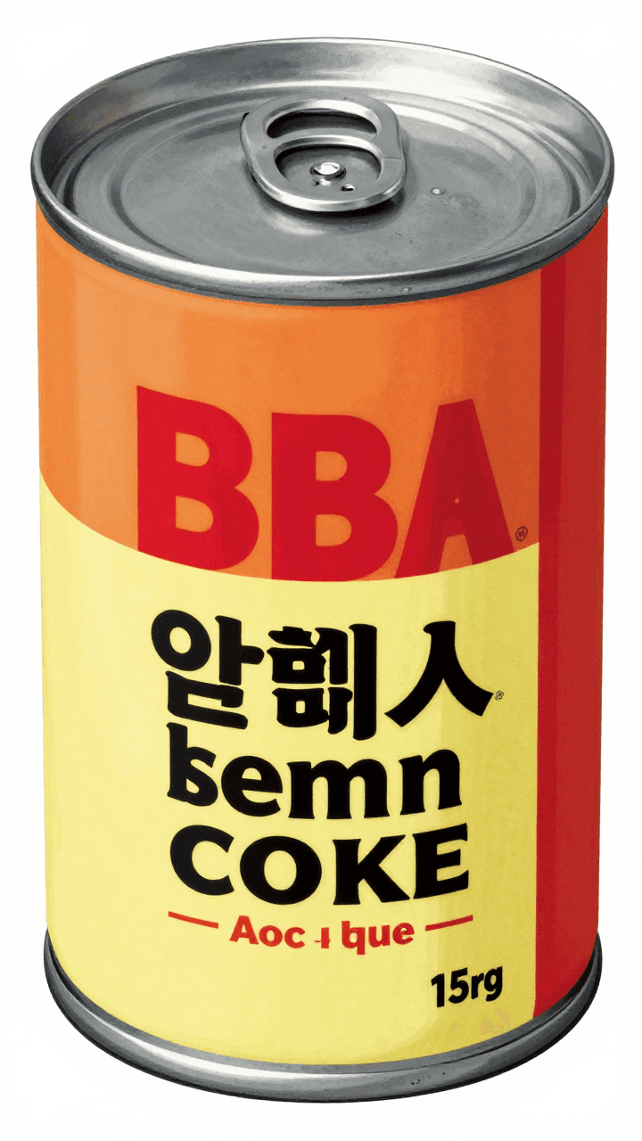 앤디 워홀 스타일의 팝아트 캔 통조림